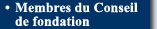 Membres du Conseil de fondation